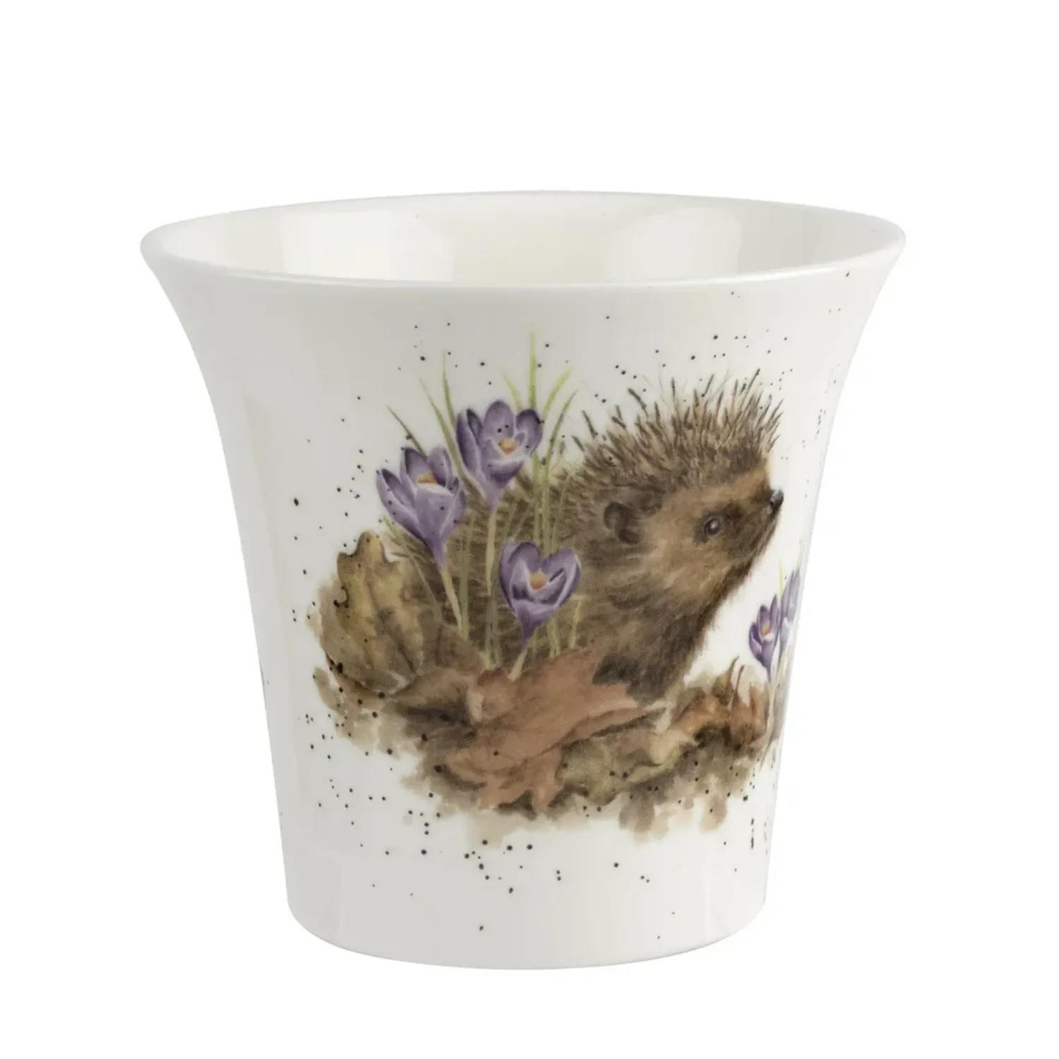 Wrendale Designs New Beginnings Hedgehog Flower/Herb Pot 10cm
