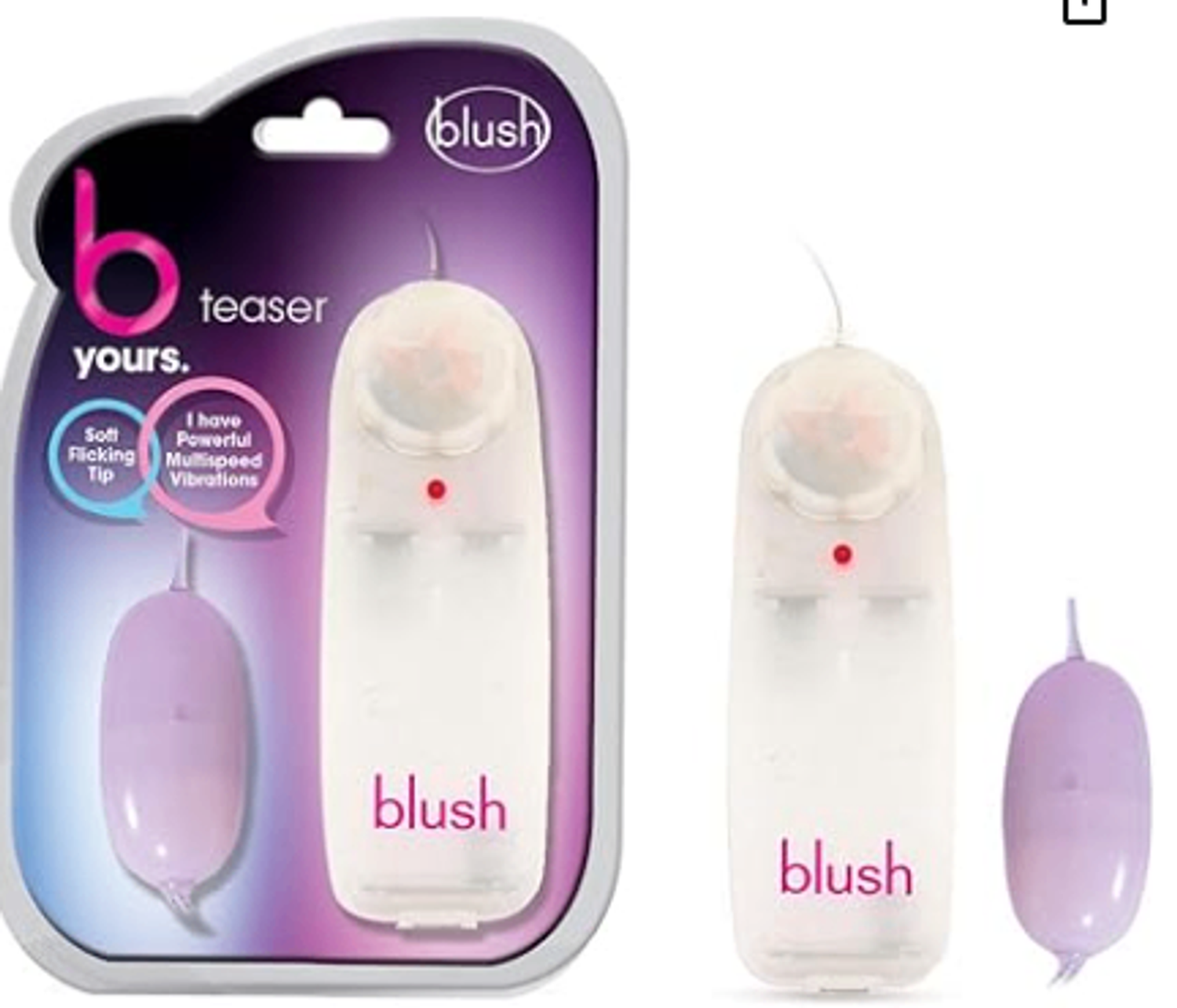 Blush Novelties Purple B Yours Teaser Vibrating Bullets