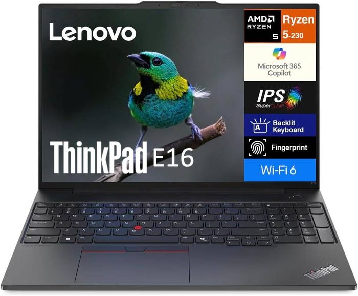 Lenovo ThinkPad E16 Gen 3 16" WUXGA Display, AMD Ryzen 5-230, 16GB DDR5 RAM, 256GB SSD  Win11 Pro НѲАТ-тай ҮНЭ