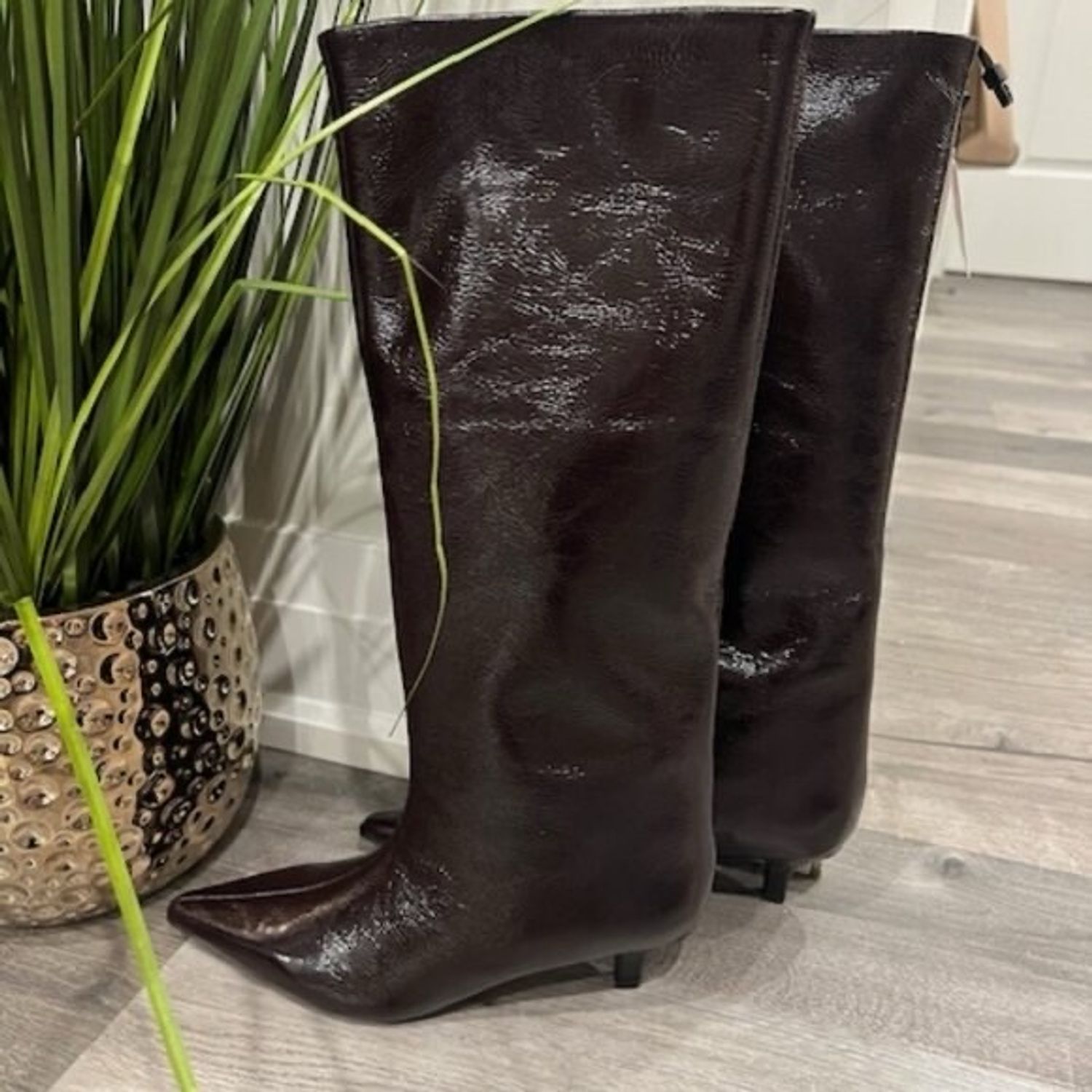 Zara kitten heel S2/ боронзон 