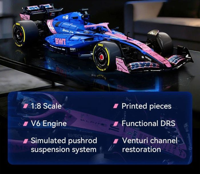BWT Alpine A525 F1 Team 2025 car model