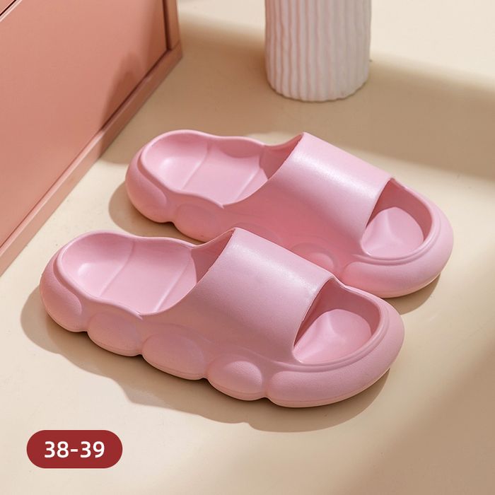 Cloud Series Thick-soled Slide Slipper for Ladies (Pink 38-39)