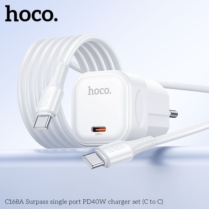Hoco C168A Дан Оролттой 40 Ваттын Цэнэглэгч Ком (C - C)