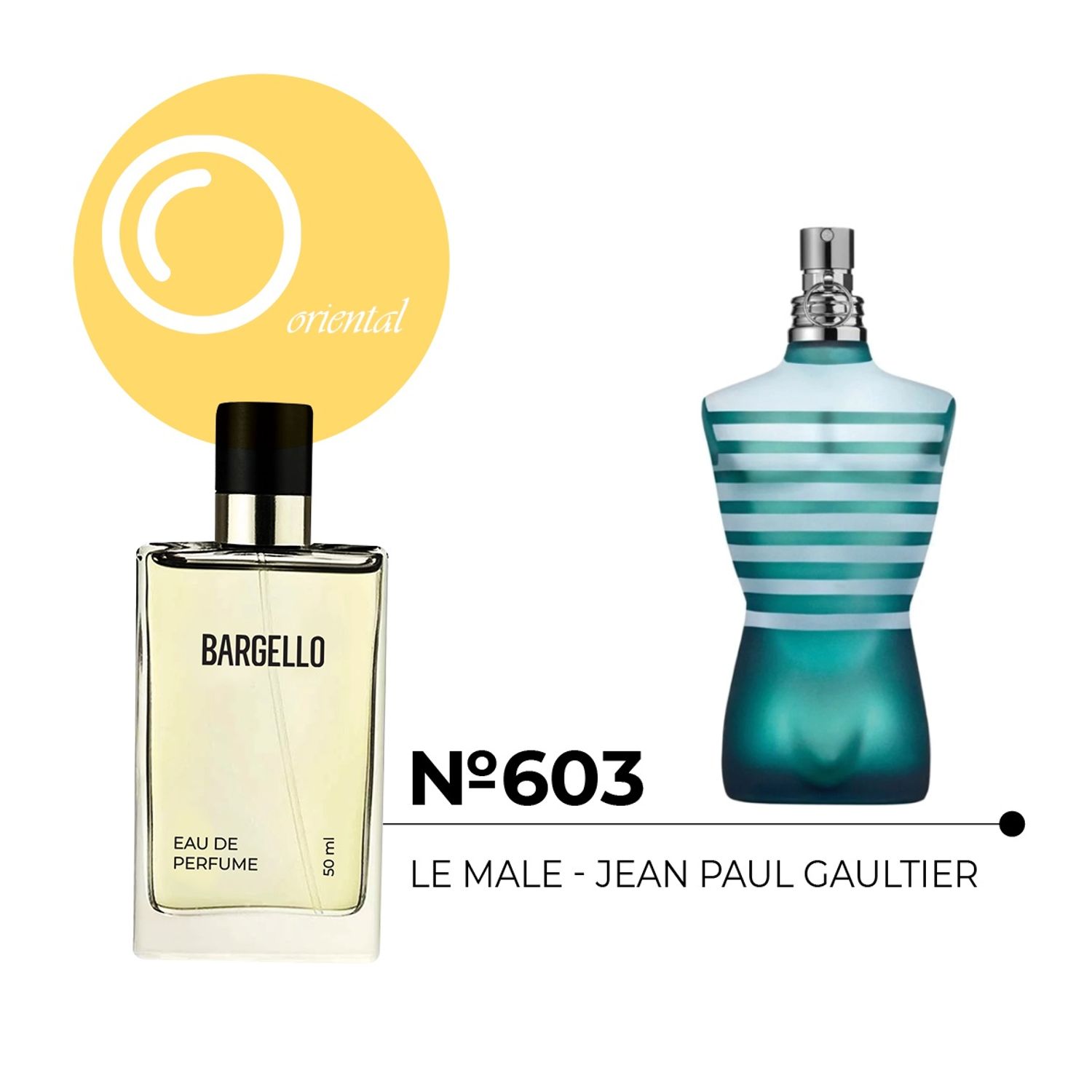 №603 for man 50 ml /GLe male - Jean Paul Gaultier/
