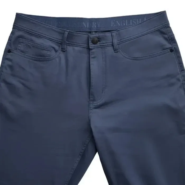 English Laundry Men's Straight Fit Stretch Lightweight 5-Pocket Pant, Blue, Size 38x34