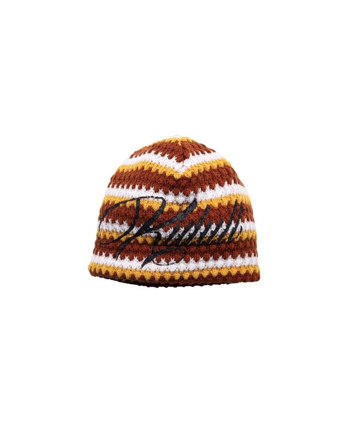  Knitted Kidult Beanie (Stripe)