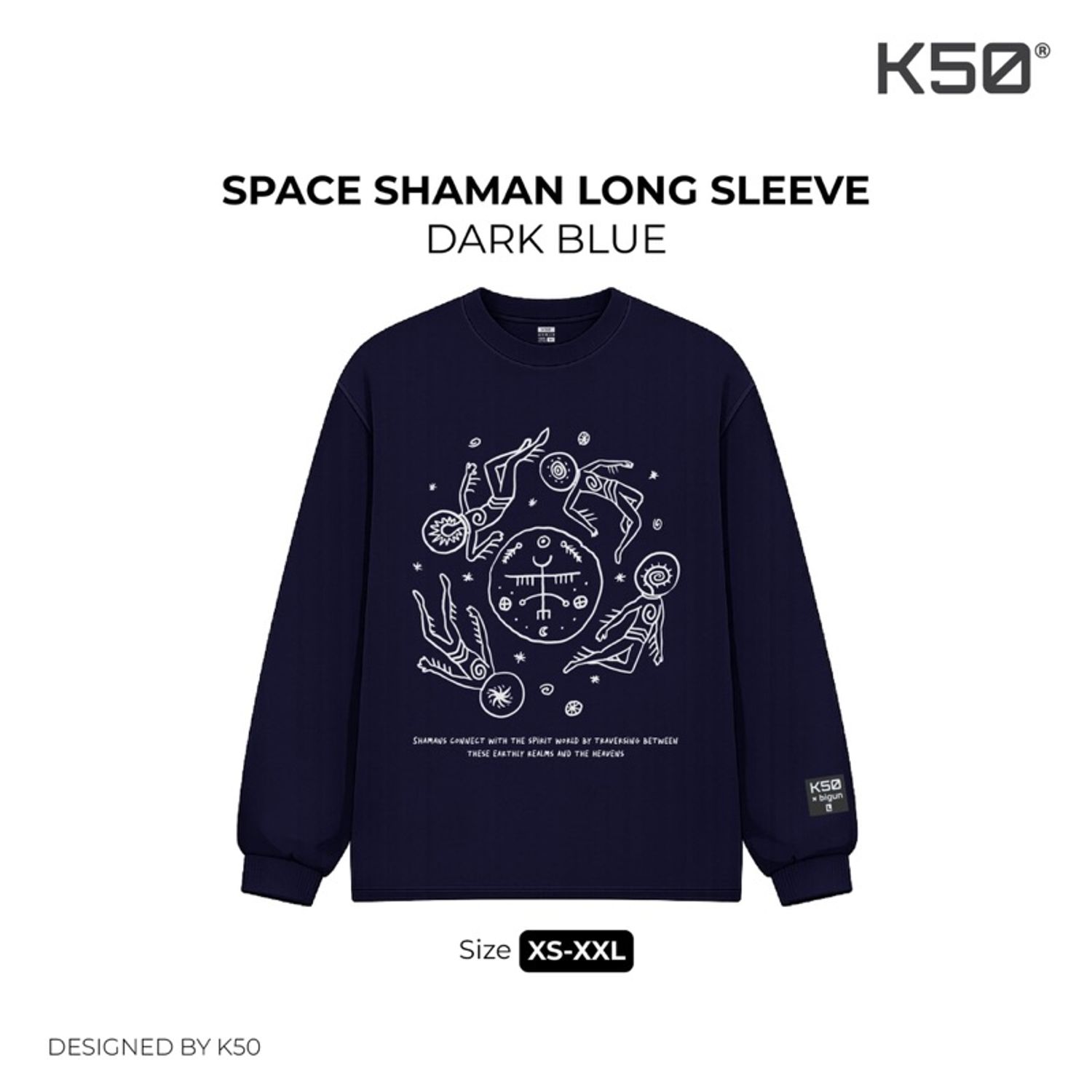 Space Shaman Long Sleeve | Dark Blue