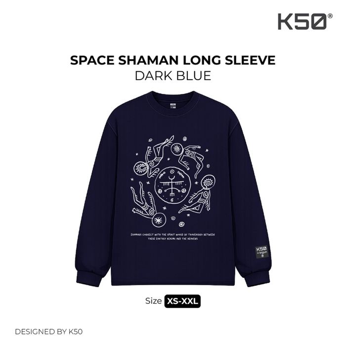 Space Shaman Long Sleeve | Dark Blue