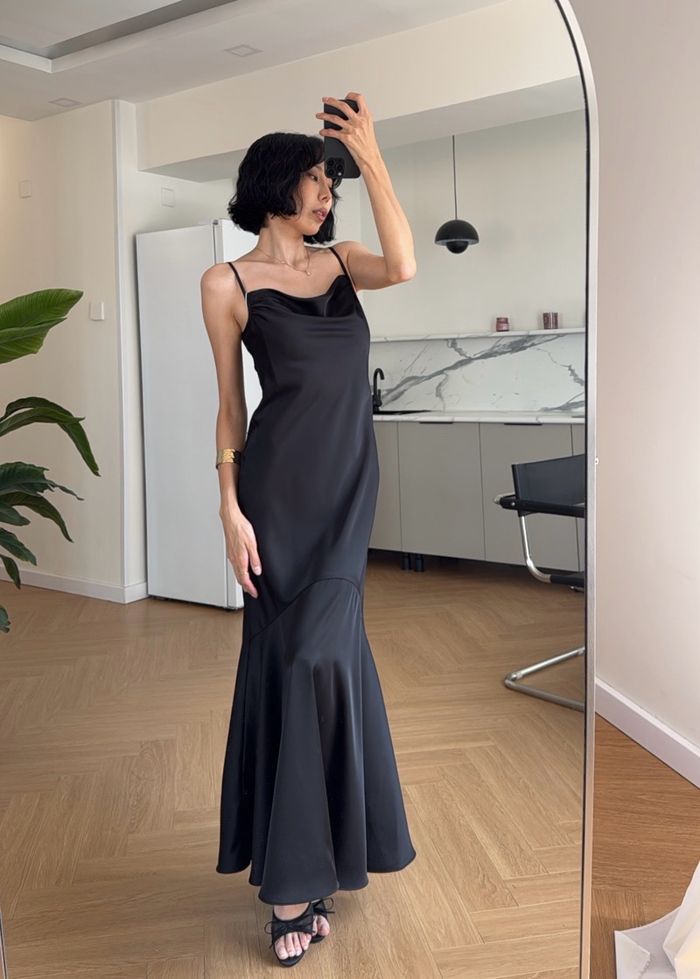 Satin Sling Dress 