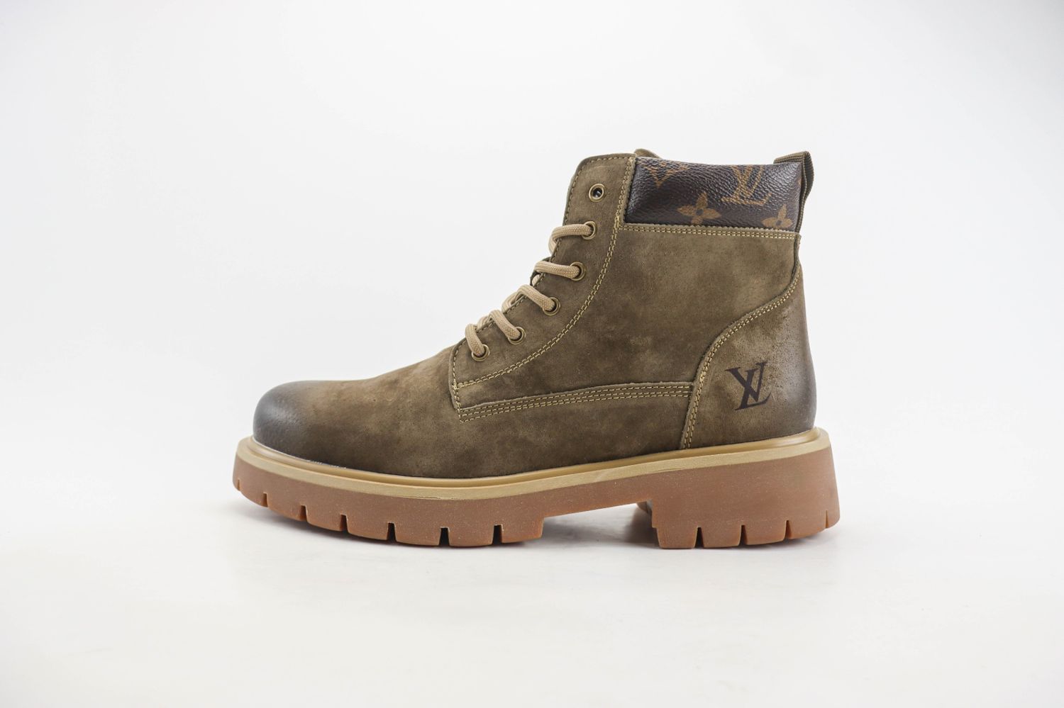 Louis Vuitton Leather Ankle Boot"Monogram"