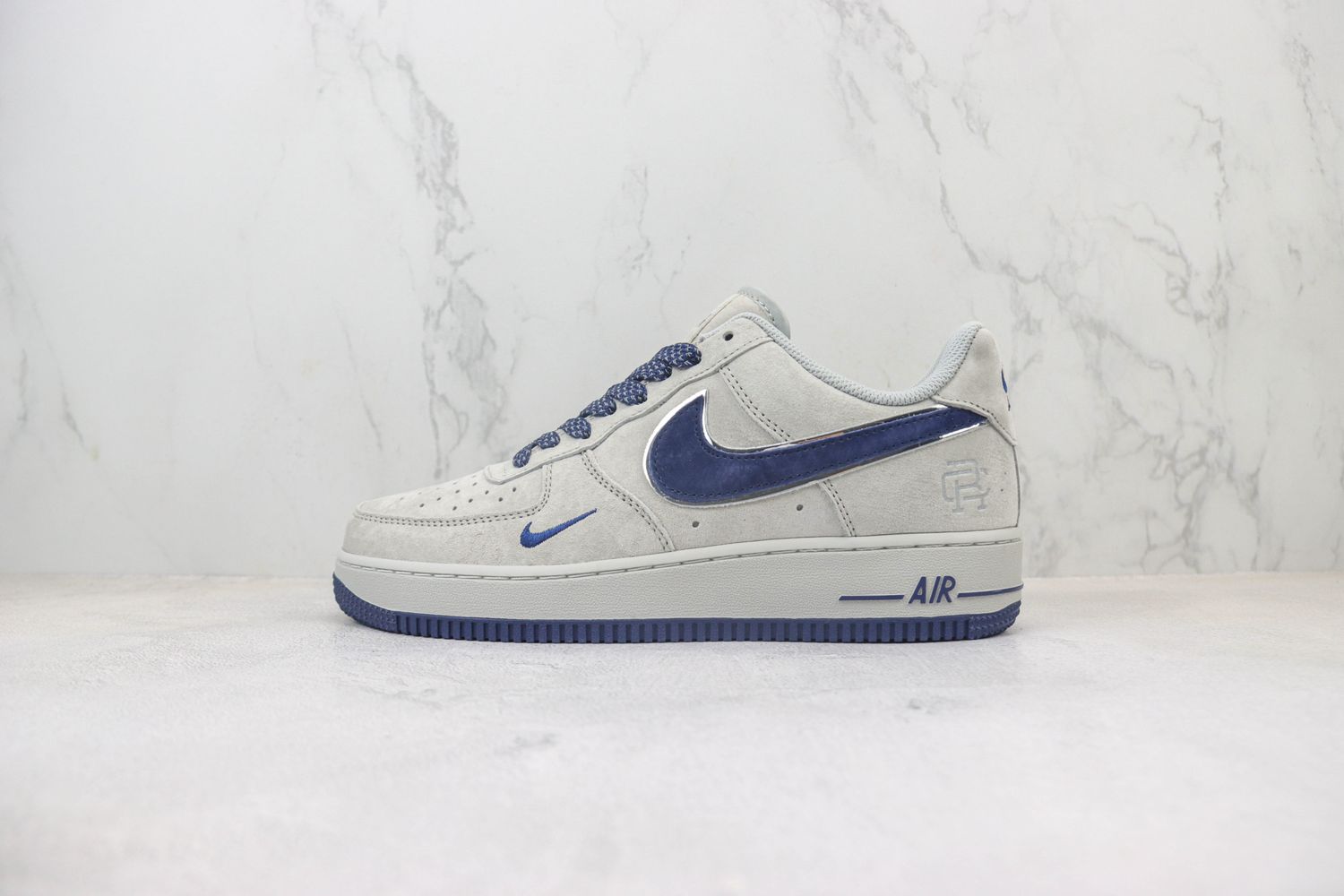 Nike Airforce 1’07 Low Two-tone Sole ‘Grey Dark Blue’