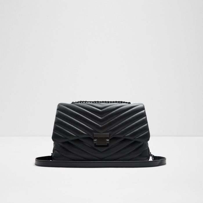 LESSIE-008-BLACK/BLACK-Ladies City Handbags