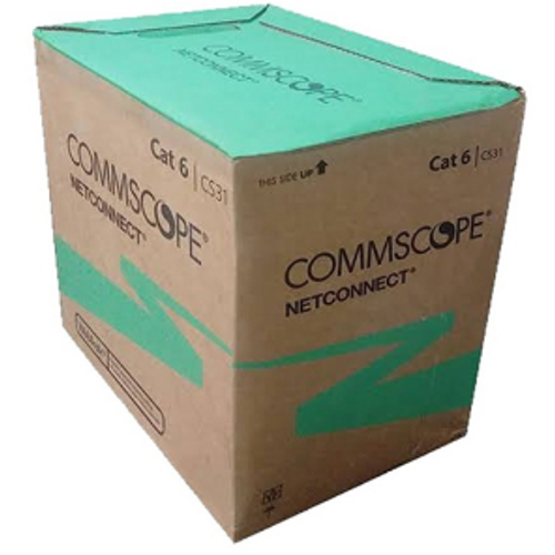 CS31 Category 6 U/UTP Cable, non-plenum, blue jacket, 4 pair count, 1000 ft (305 m) length