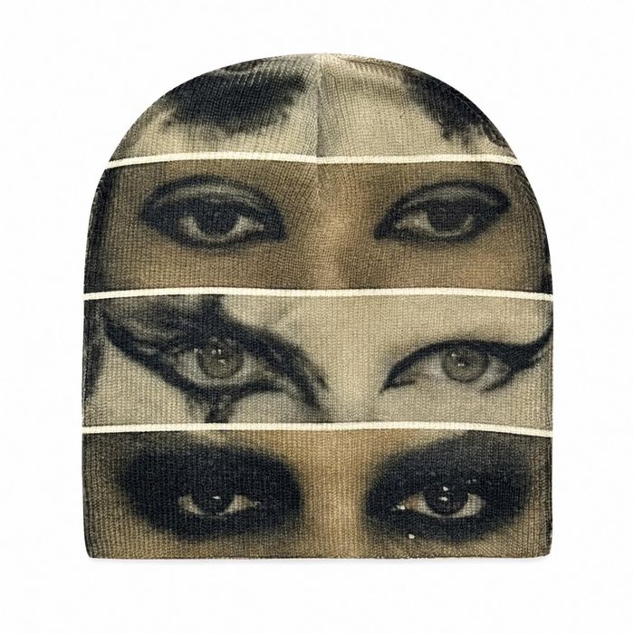 Watchful Eye Print Beanie