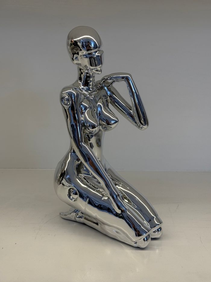 Metallic Abstract Figurine