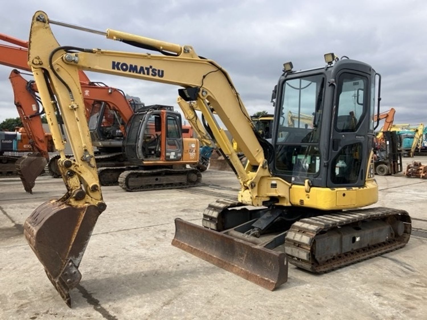 Komatsu excavator