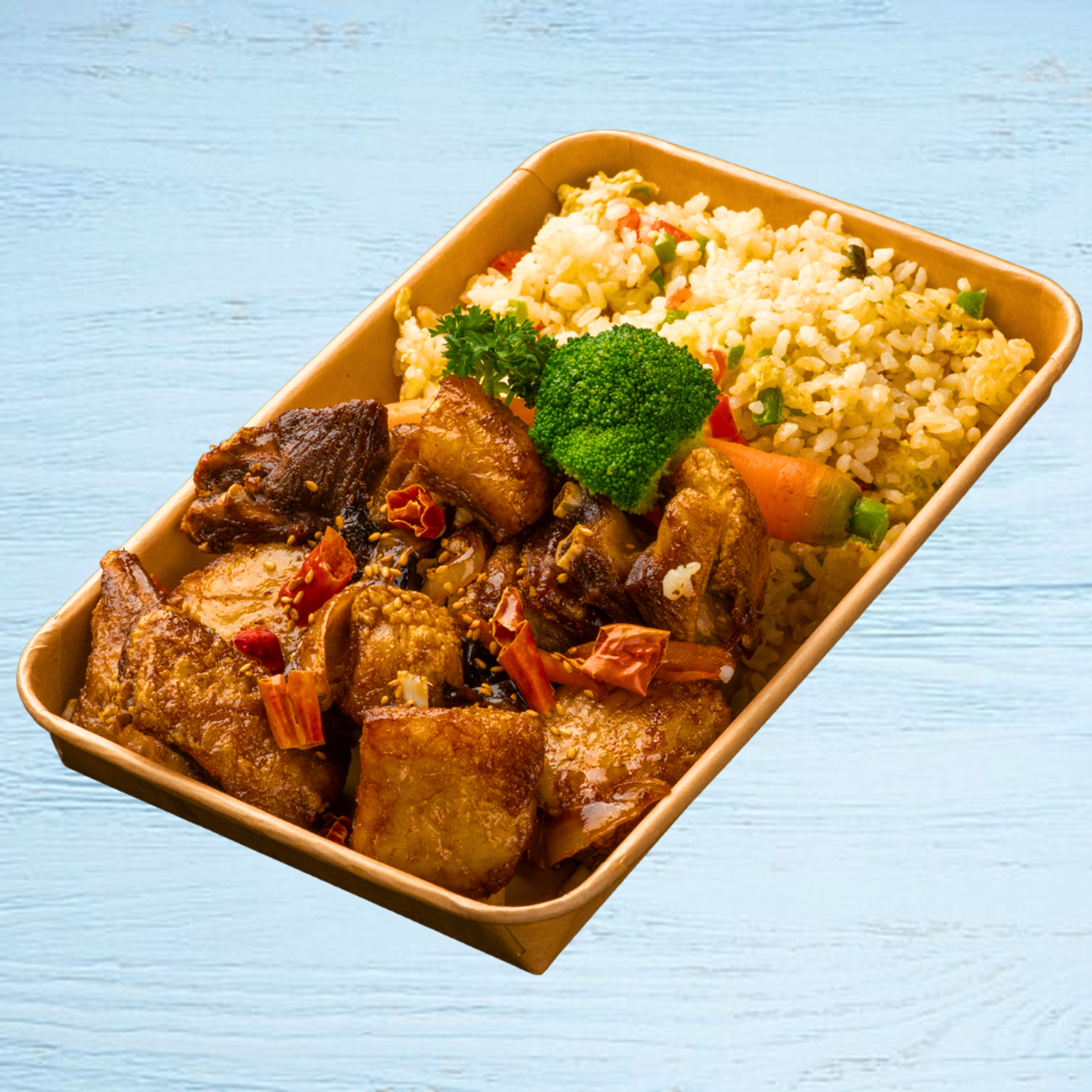 Deep fried lamb ribs