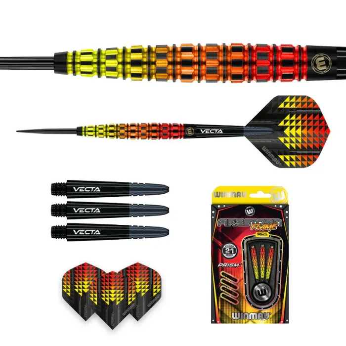 Winmau FIRESTORM FLAME 2 Tungsten 90%