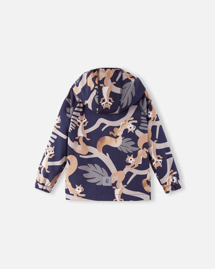 Softshell jacket, Vantti, navy print
