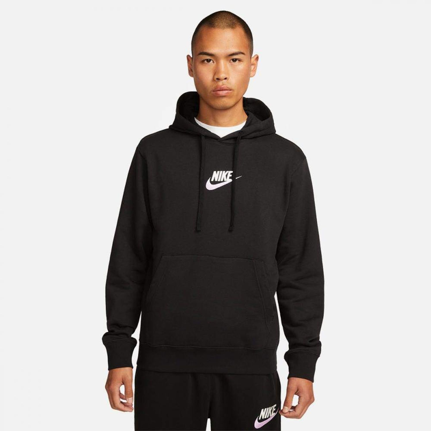 Nike Club French Terry Pullover Hoodie 'Black' 