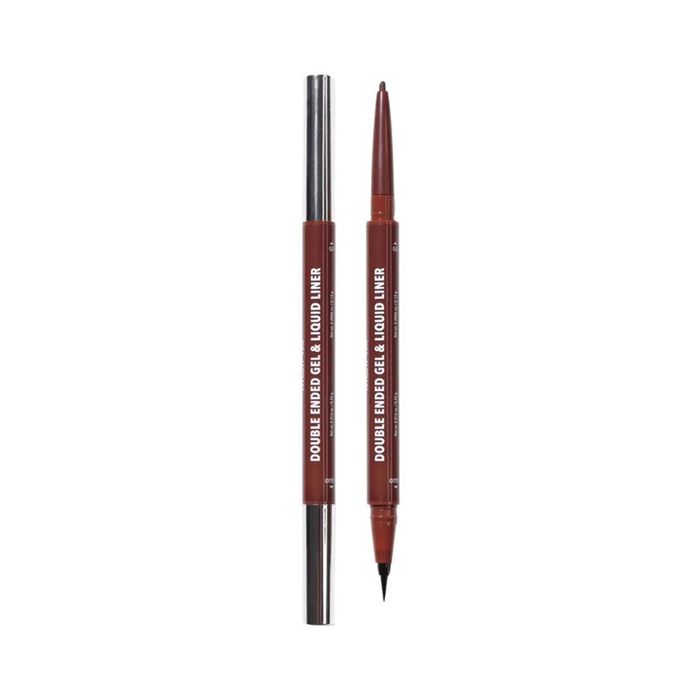 Moira double ended gel liquid liner /002/ brown