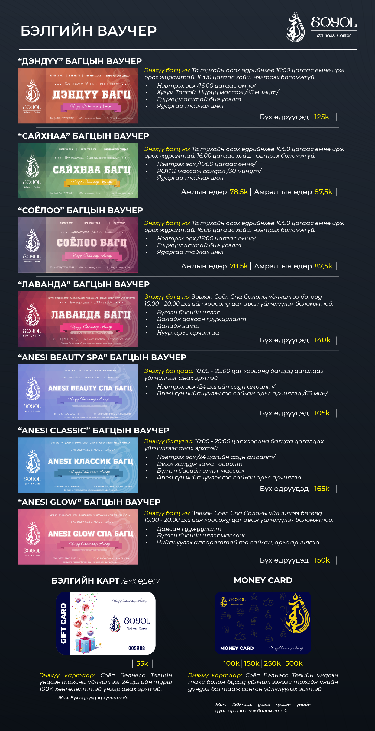 "Бэлгийн карт" танилцуулга