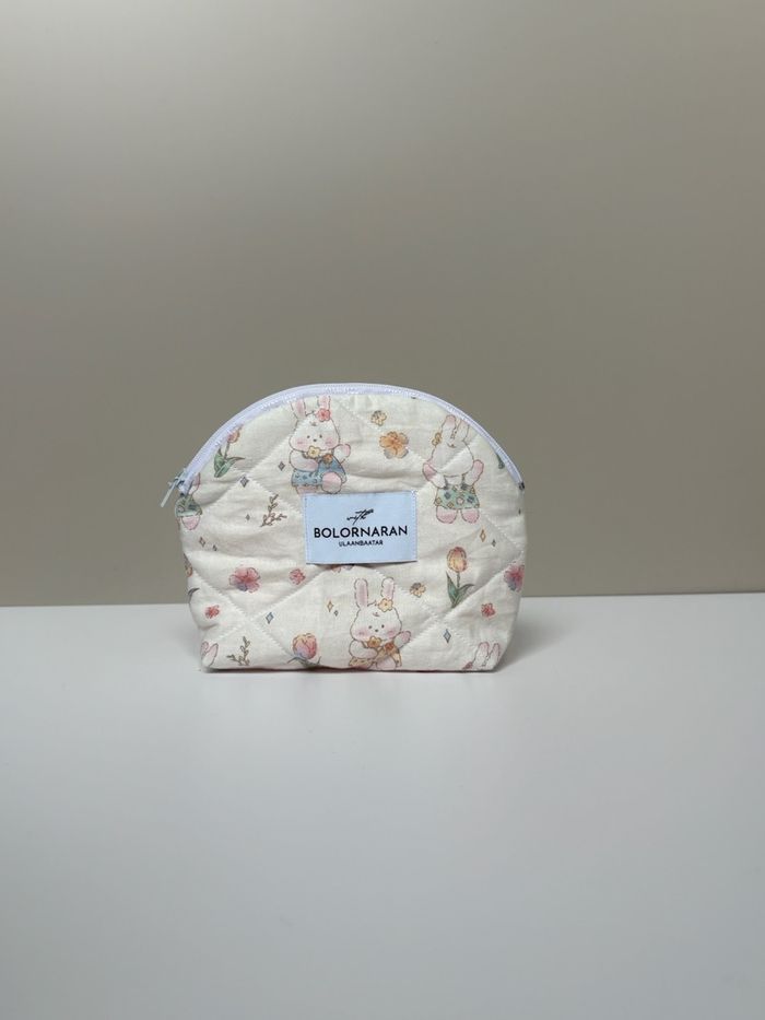 petite pouch with bunny