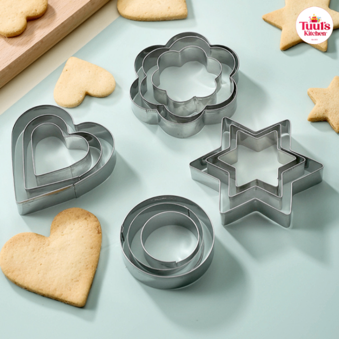 Печений хэв 12 хос / зүрхэн, дугуй, од, цэцэг