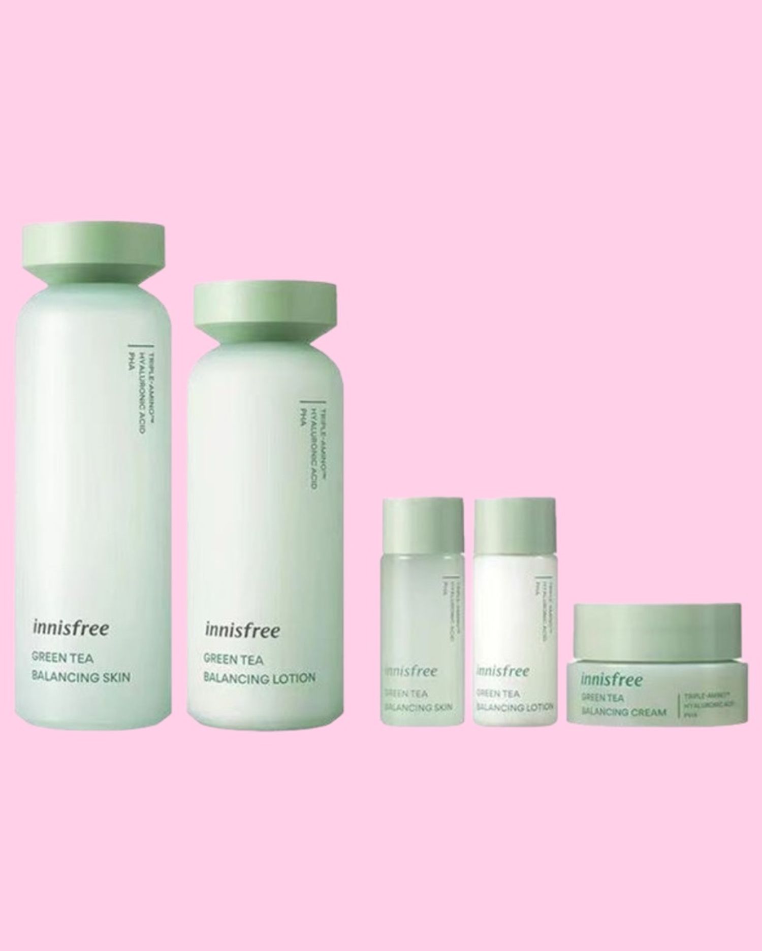 Innisfree greentea skin care set