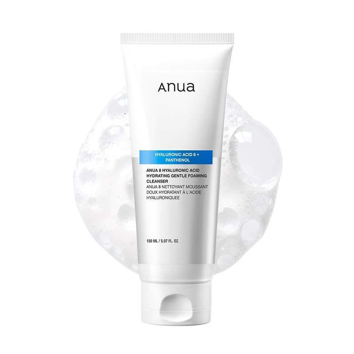 Anua hyaluronic acid 8+panthenol gentle foaming cleanser