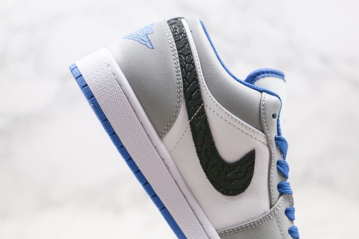 AIR JORDAN 1 LOW 'TRUE BLUE CEMENT First Copy