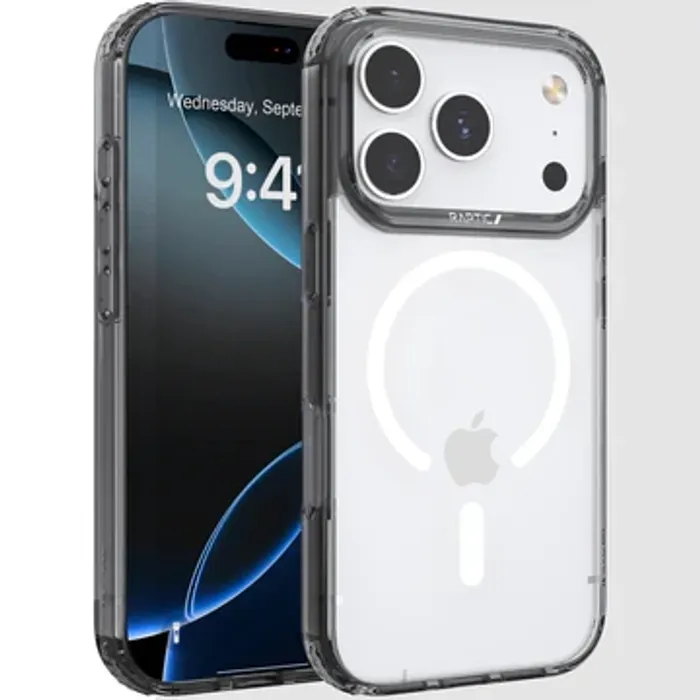 Raptic Air clear Black Magsafe for iPhone 17 Pro  Max  