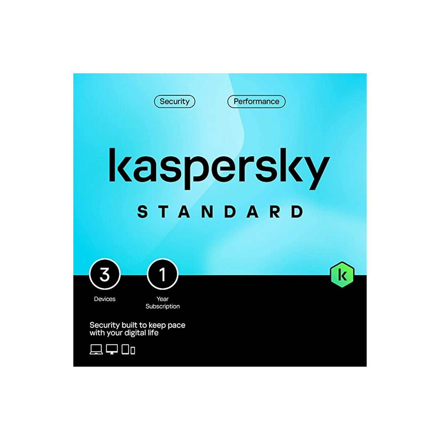 Kaspersky Standard Advanced Security, 3 төхөөрөмж, 1 жилийн хугацаатай