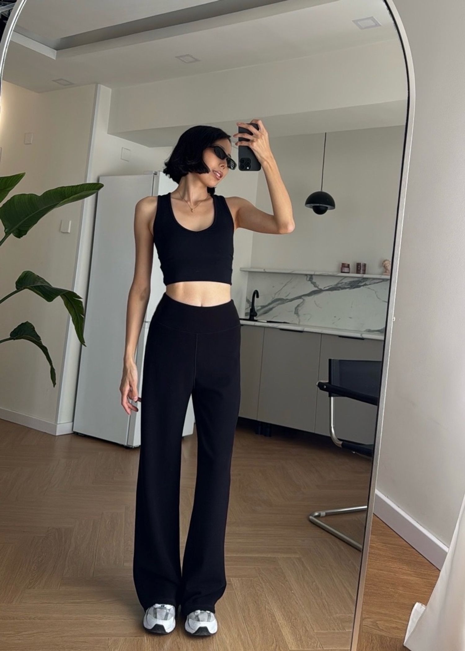 Velvet Straight Pants