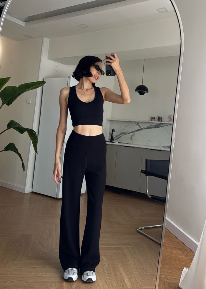 Velvet Straight Pants