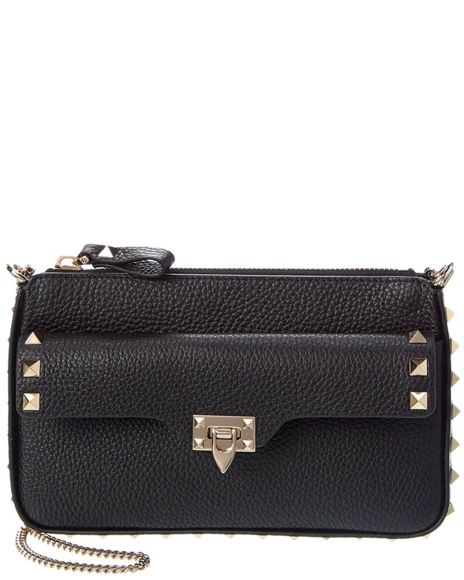 Valentino Rockstud Grainy Leathe