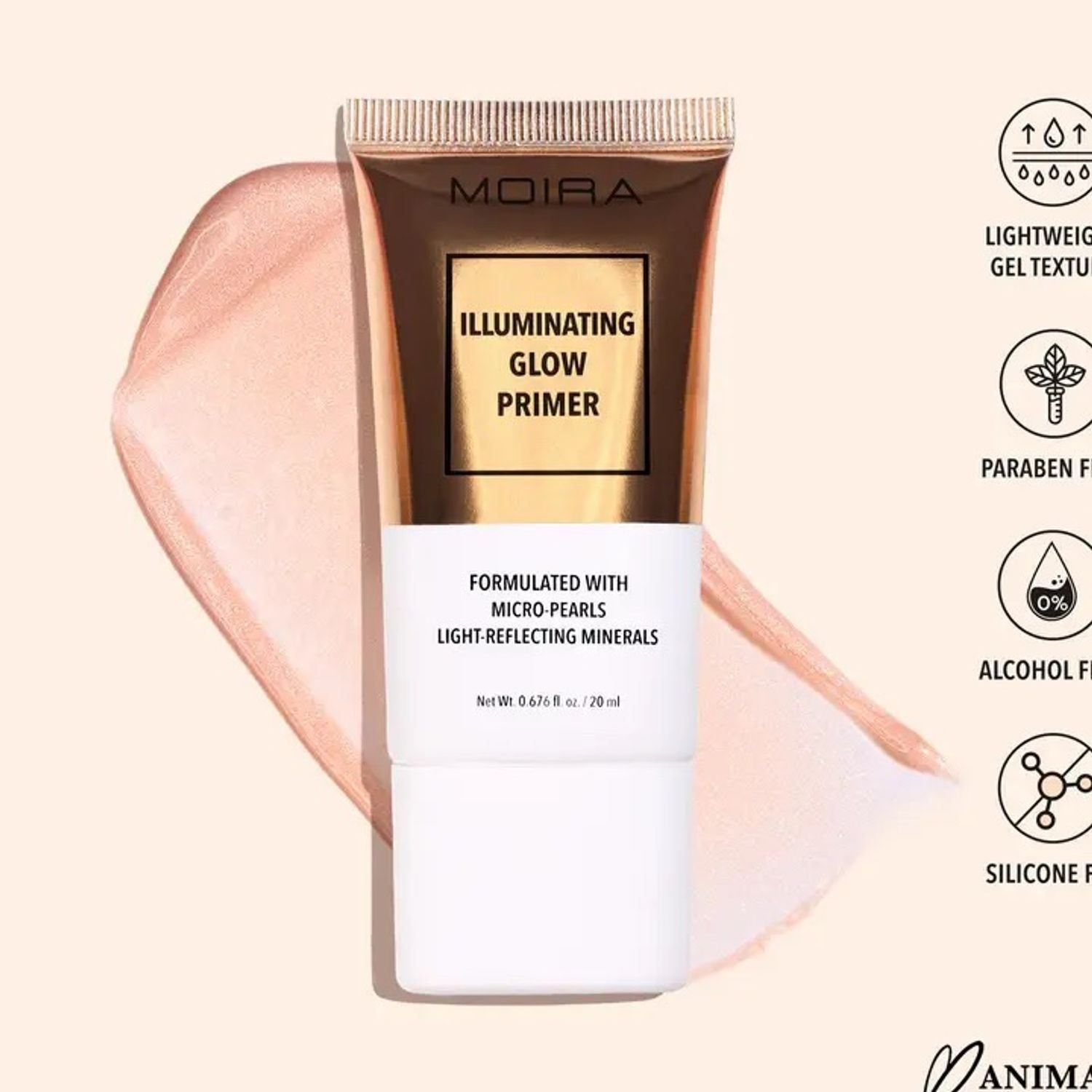 Moira Complete facial primer /007/ luminating glow primer