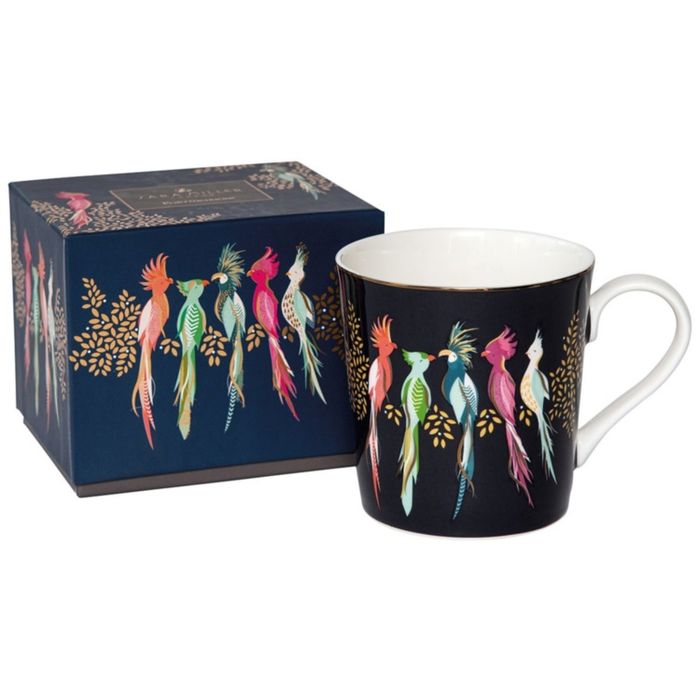 Cockatoo Navy Boxed Mug_0.34L Sara Miller
