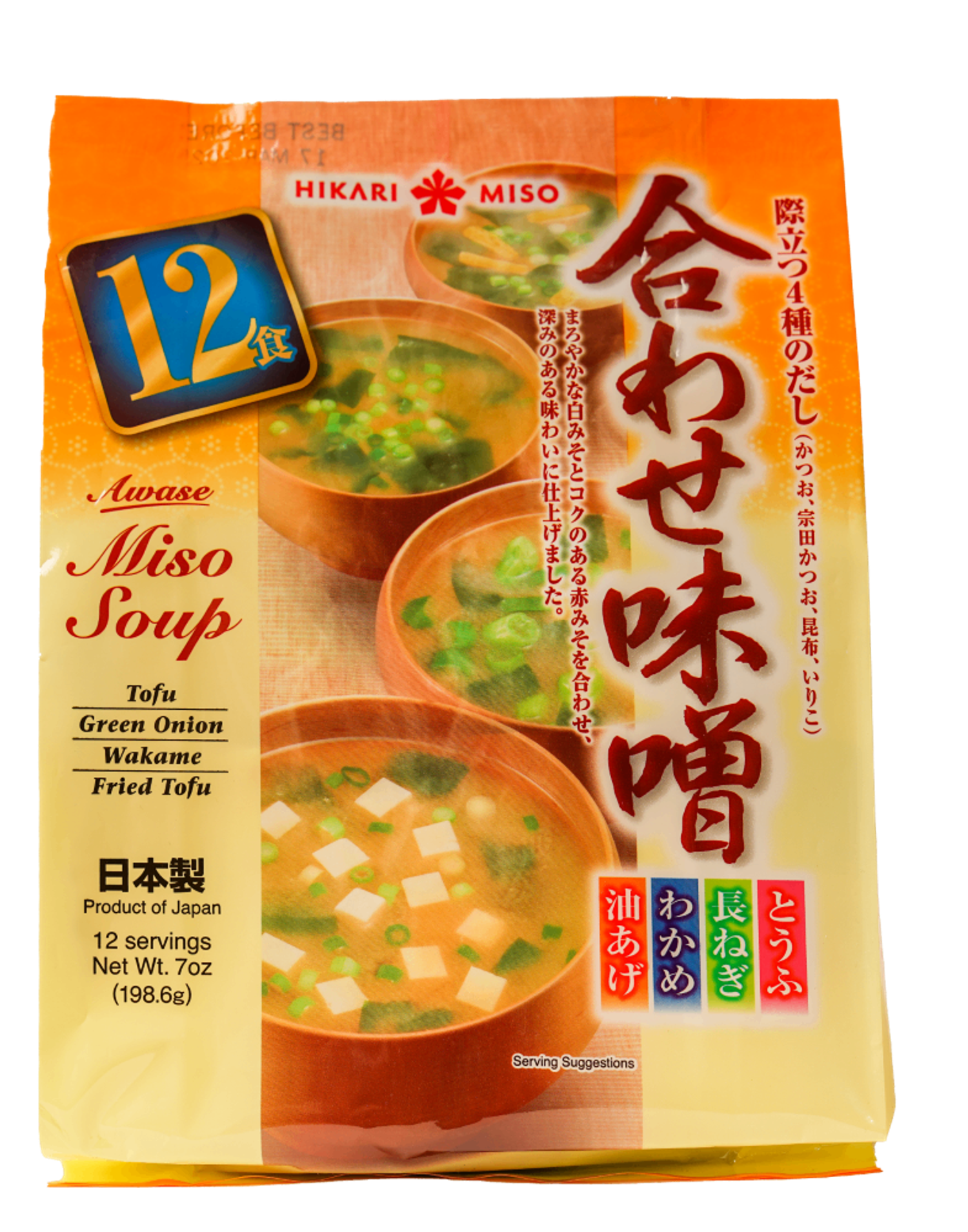 Hikari 4 төрлийн амттай мисо шөл