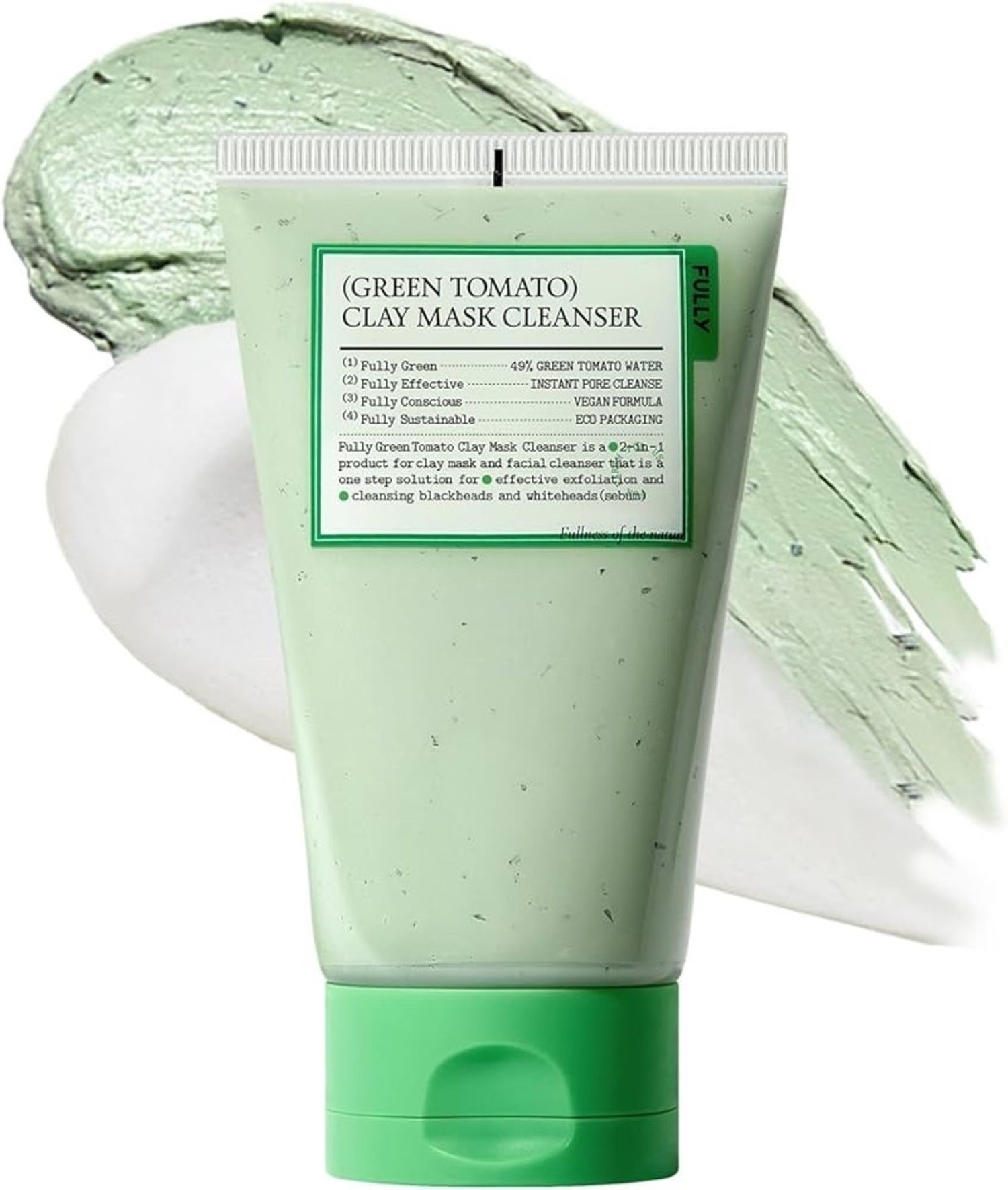 Green tomato clay mask cleanser