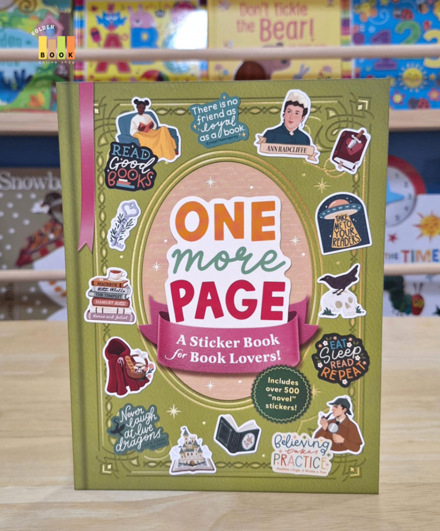One More Page: A Sticker Book for Book Lovers!