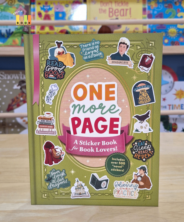 One More Page: A Sticker Book for Book Lovers!