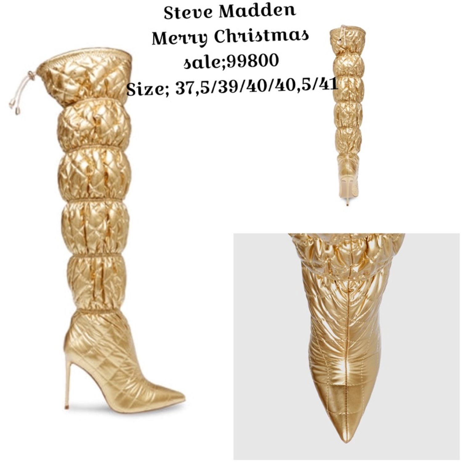 Steve Madden Shilhoutte Gold