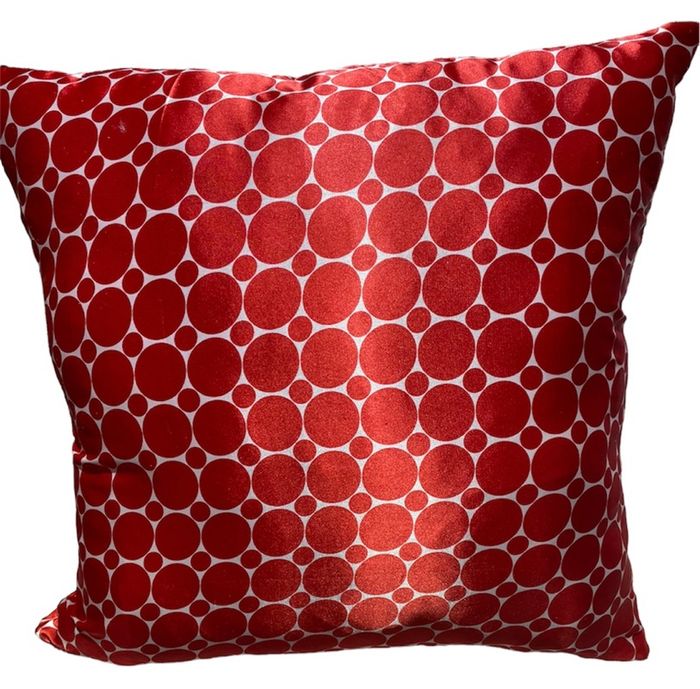 Улаан эрээн торгомсог мат/дэр