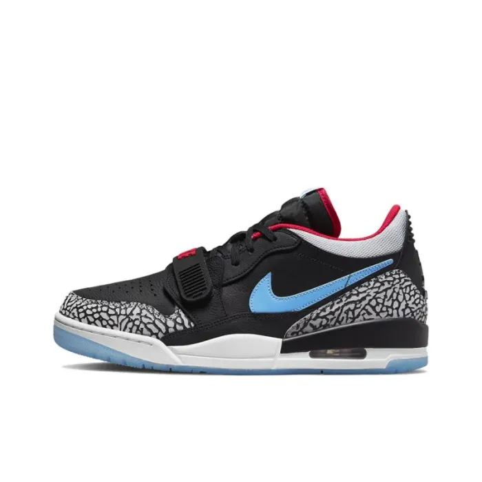 Jordan Legacy 312 Low Black Valor Blue