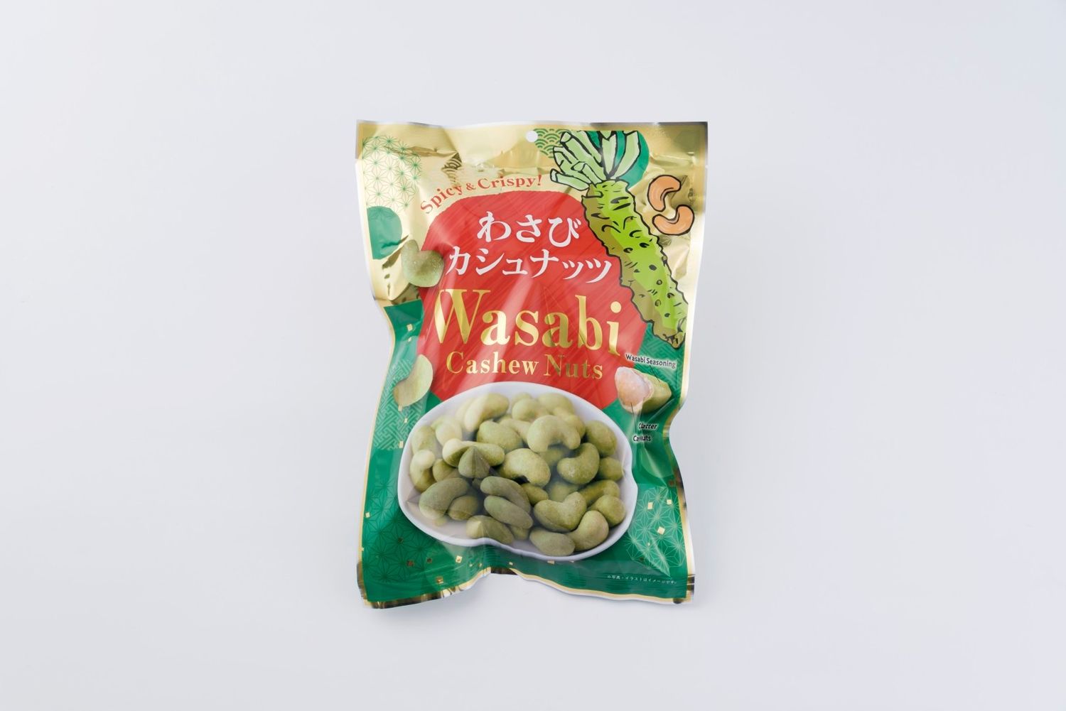 Васаби халуун ногоогоор амталсан Кэшью самар (Wasabi Cashew Nuts) 215гр