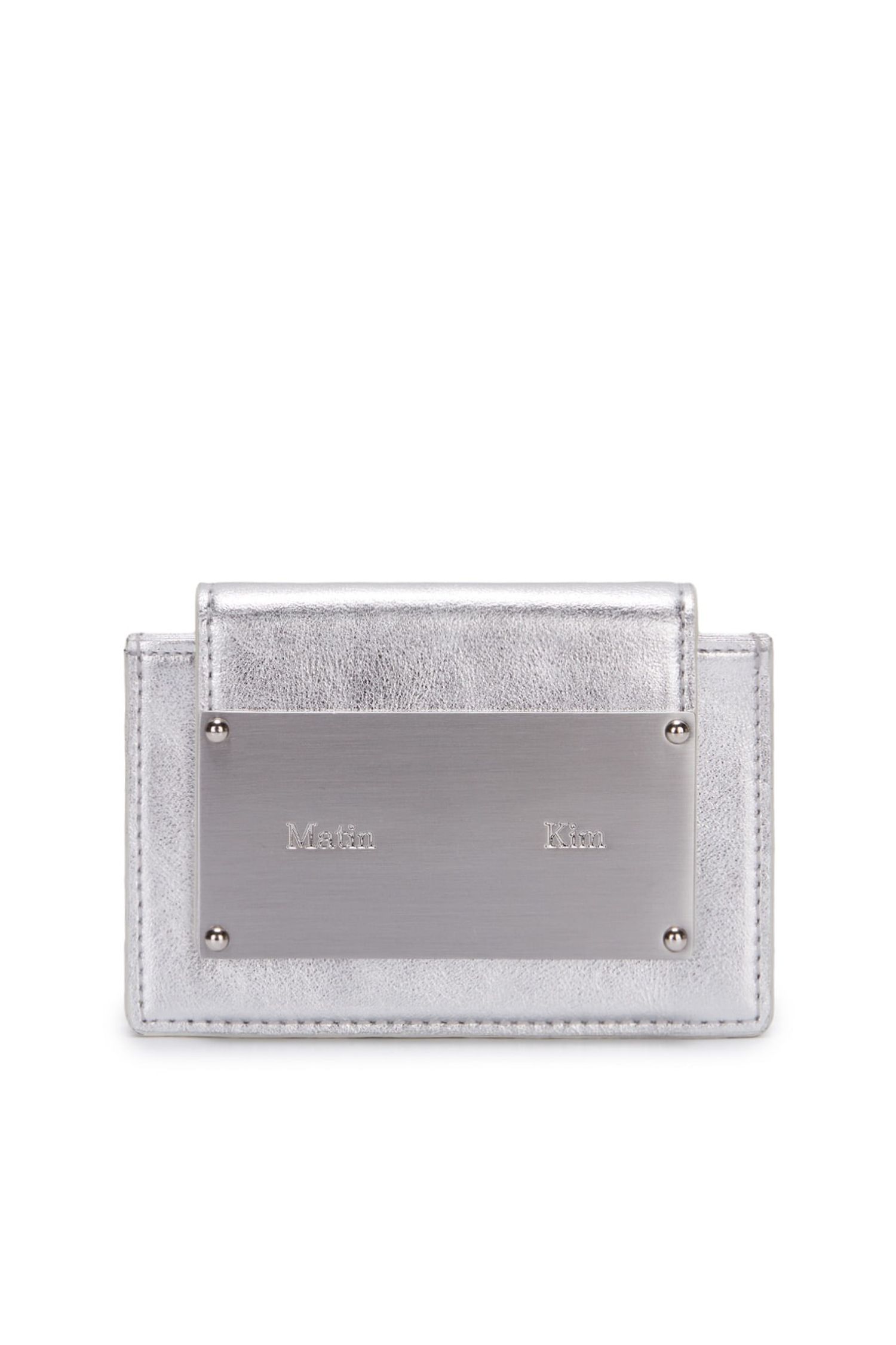 ACCORDION WALLET IN SILVER