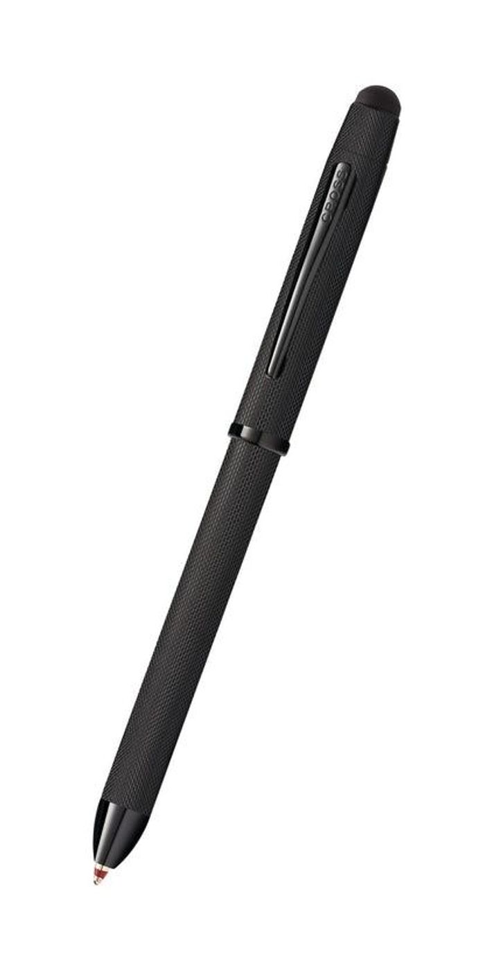 Tech3+™ Brushed Black PVD Multifunction Pen