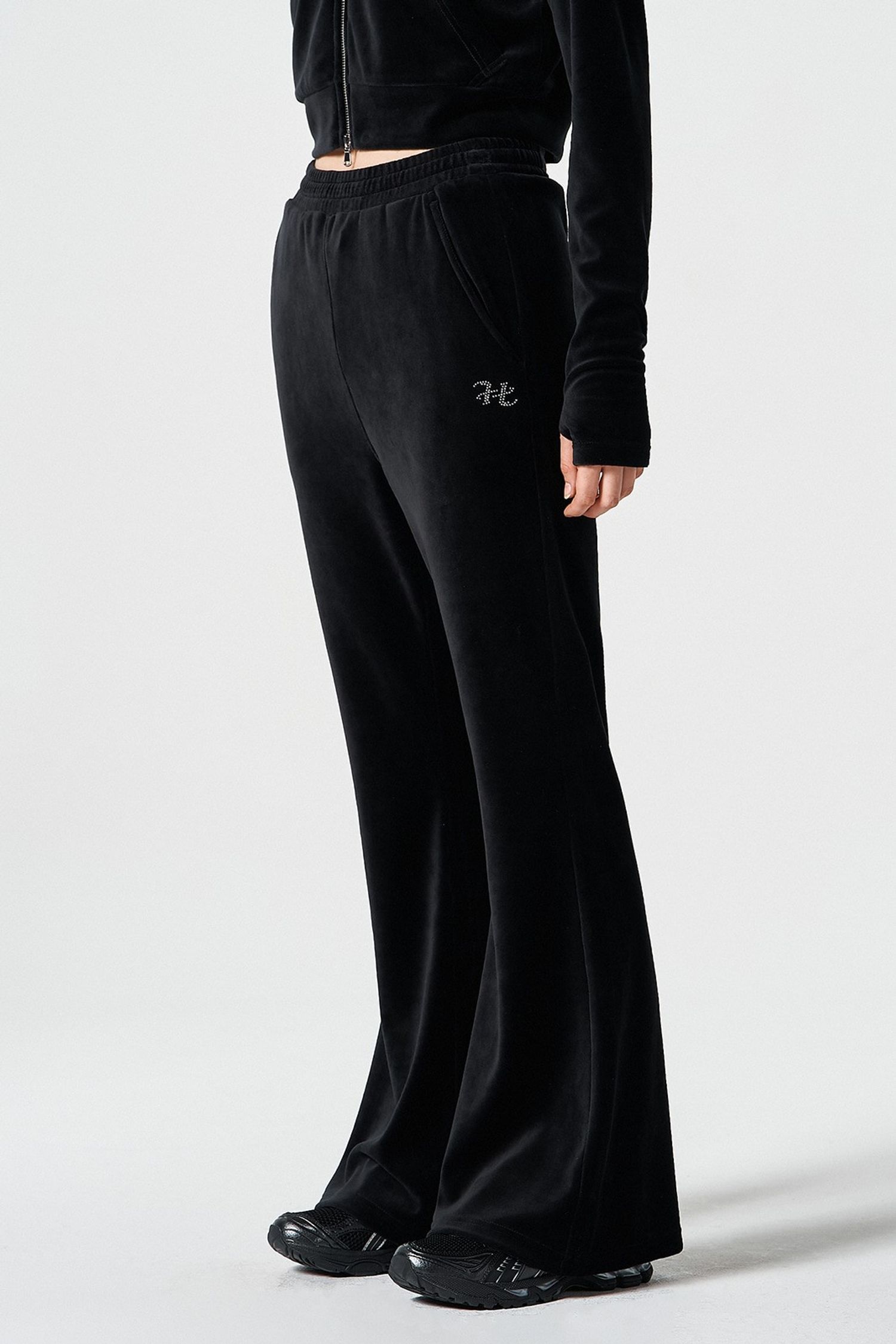 Velour Boots cut Pants