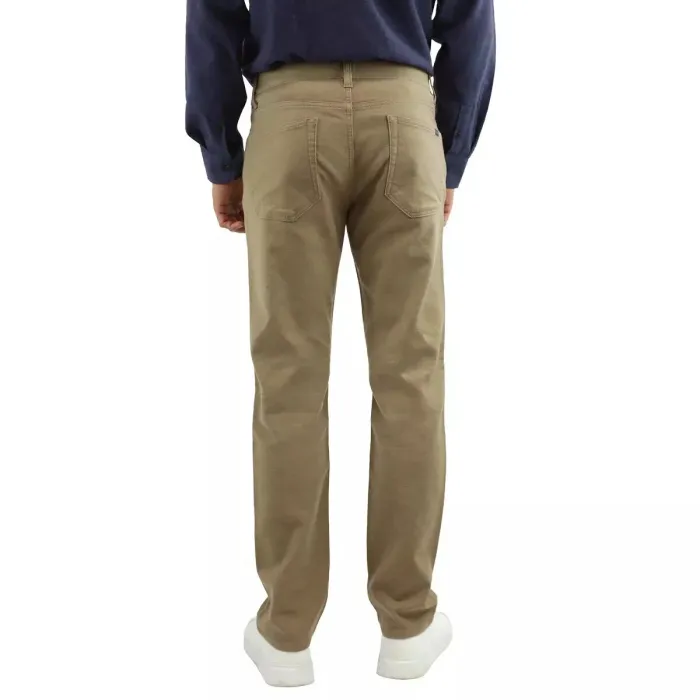 Jachs Men’s 5 Pocket Pant Straight Fit Stretch Fabric Tan, Size 32x30